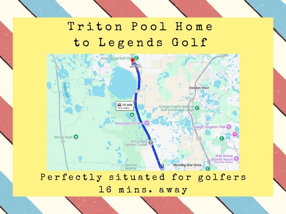 Triton Vacation Pool Home Near Disney 奥兰多 外观 照片